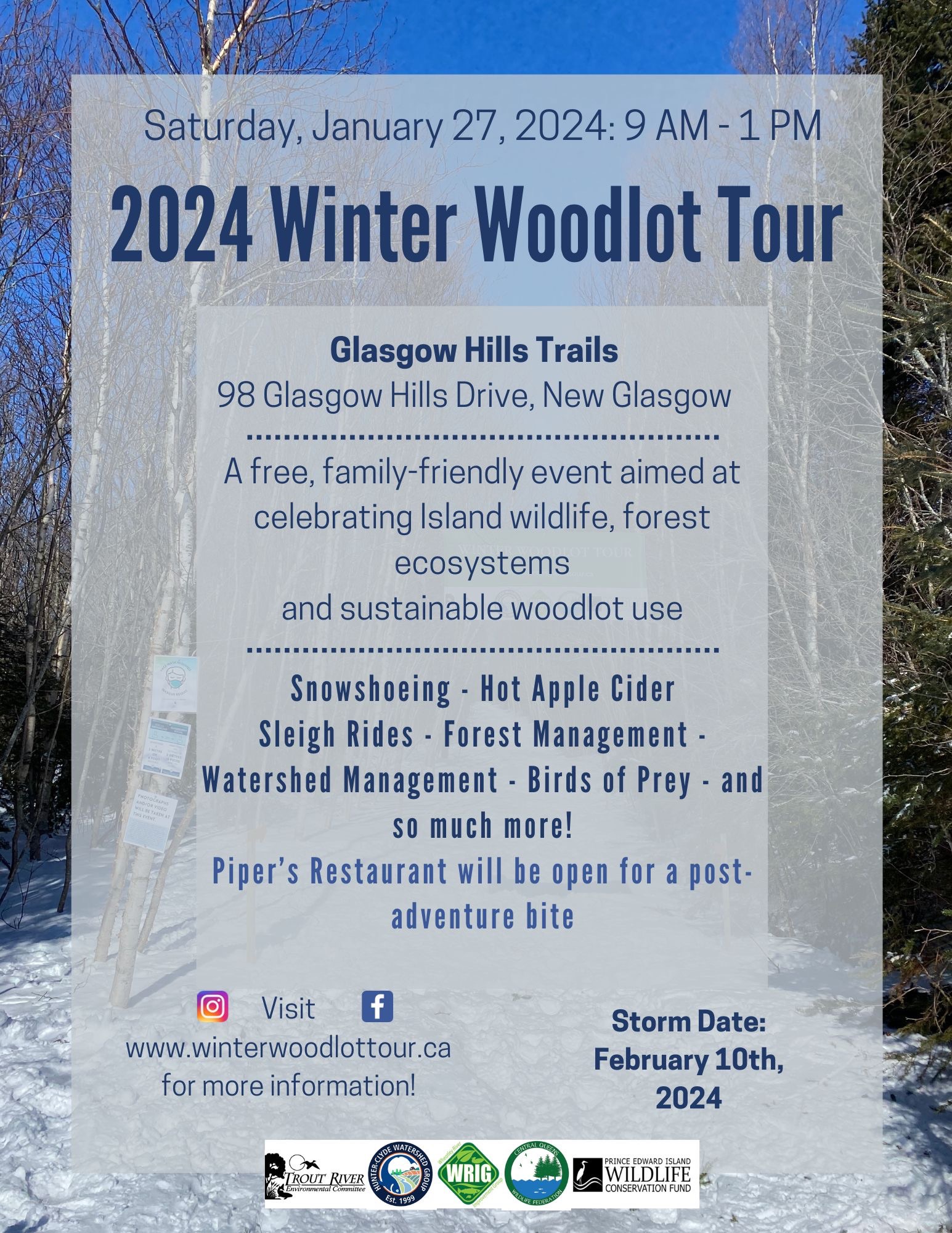 2024 PEI Winter Woodlot Tour